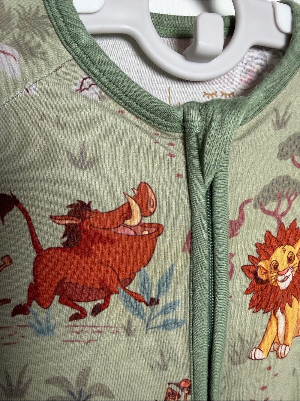 Little Sleepies Disney Lion King Simba Safari Convertible Zippy 3-6M Bamboo - Picture 2 of 5
